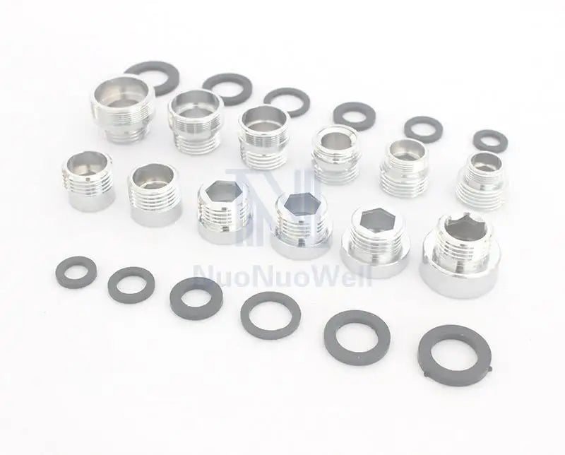 1pc 1/2'' BSP Male Thread Change To 16 18 20 22 24 26 28 30  Male Female Faucet Adapter Kitchen Bathroom Brass Water Tape Joint