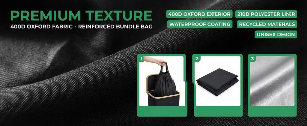 110L/160L Recycling Basket Collection Bag Empty Bottle Storage, Oxford Cloth Foldable, With Removable Recyclable Bottle Tote Bag