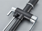 Black Purification Kitchen Faucets Pull Out Kitchen Water Filter Tap 3 Way Mixer Tap torneira para cozinha de parede Crane