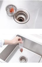 100pcs Disposable Sink Filter Kitchen Sewer Net Garbage Filter Bag Sink Strainer Accessories Bathroom0 Drain Hair Anti-blocking