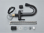 Black Purification Kitchen Faucets Pull Out Kitchen Water Filter Tap 3 Way Mixer Tap torneira para cozinha de parede Crane