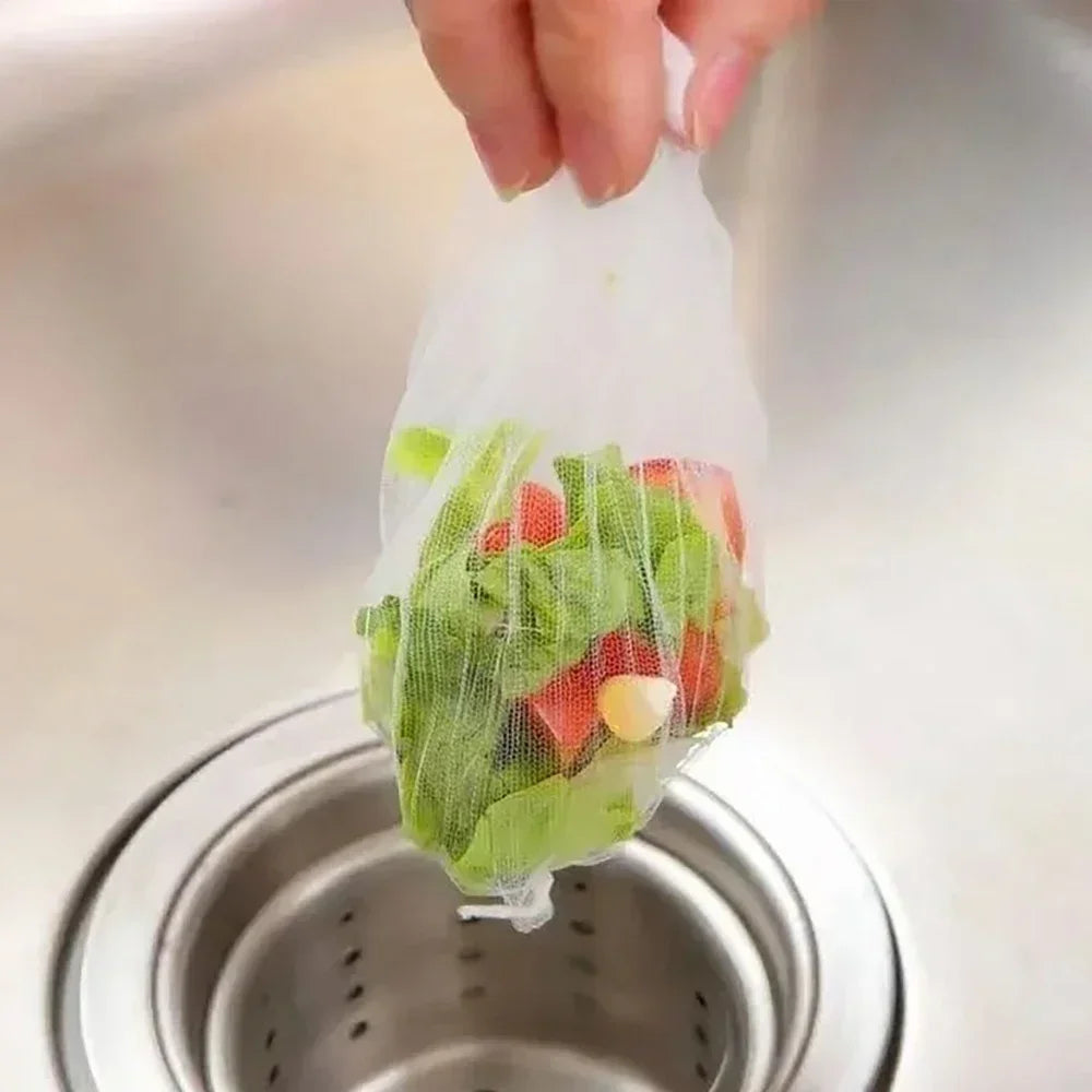 500/30pcs Disposable Kitchen Sink Filter Kitchen Sink Strainer Drain Hole Mesh Bags Anti-blocking Garbage Bag Filters Strainers
