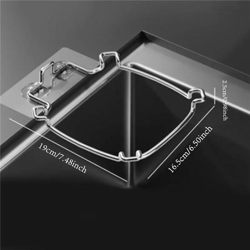 Hanging Net Filter Bag Multi-Purpose Triangle Drainage Rack Drain Basket Kitchen Sink Filter Leftovers Soup Food Drainer