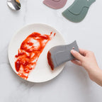 1/3/5pcs kitchen multifunctional soft scraper, dirt and grease cleaning tool, silicone scraper for cleaning pots and oil stains