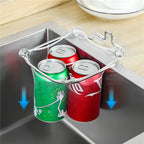 Hanging Net Filter Bag Multi-Purpose Triangle Drainage Rack Drain Basket Kitchen Sink Filter Leftovers Soup Food Drainer