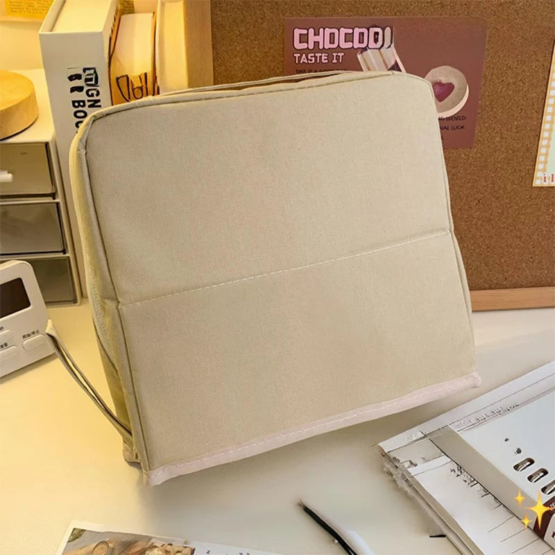 Vertical Cosmetic Bag - Portable, Large Capacity, Waterproof Multipurpose Vertical Toiletry Bag for Women,Stationery Storage Bag