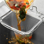 Hanging Net Filter Bag Multi-Purpose Triangle Drainage Rack Drain Basket Kitchen Sink Filter Leftovers Soup Food Drainer