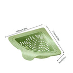 Storage Container Capacity Suction Cup Kitchen Sink Strainer Basket with Simple Installation Corner Sink Trash for Kitchen