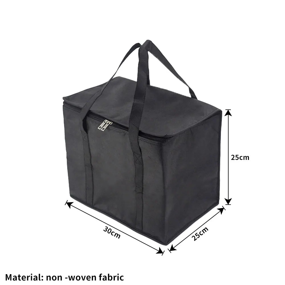 Insulated Thermal Cooler Bag Insulation To Keep Cold Large Capacity Portable Lunch Bag Zip Picnic Camping Tin Foil Food Bags