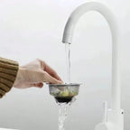 Universal Stainless Steel Sink Kitchen Strainer  Anti-Clogging Mesh Filter for Bathroom  Sinks Manual No Electricity Required