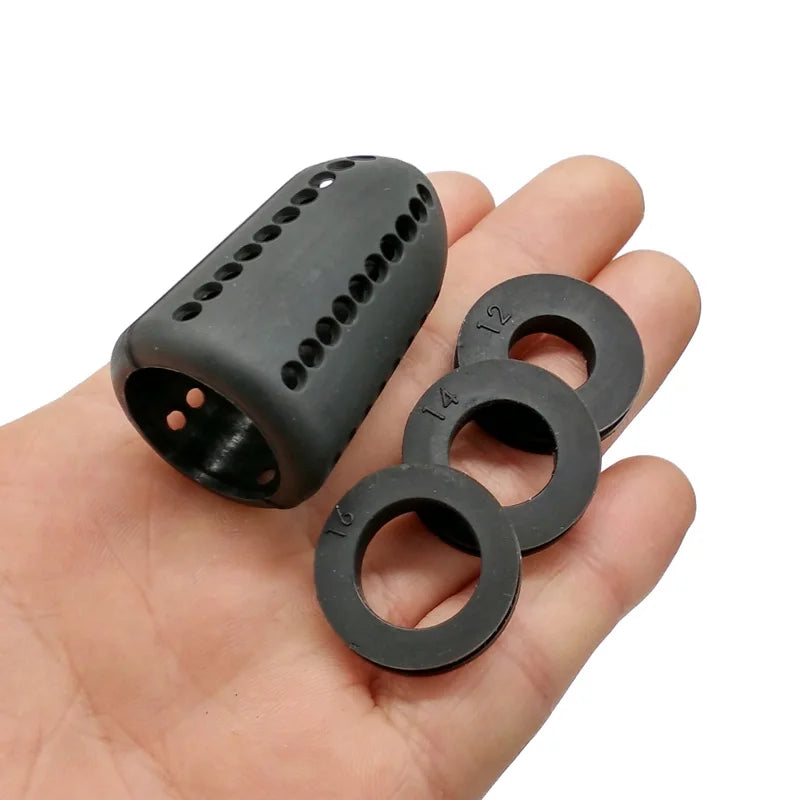 3 Size Silicone Silencer Muffler For Hookah Shisha Water Smoking Pipe Sheesha Chicha  Narguile Pipe Accessories LM-0936
