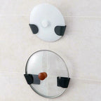 Pot Lid Holder Wall Mounted Hanging Holders for Pan Pot Cover Racks Cabinet Door Pan Lid Organizer Kitchen Storage Rack