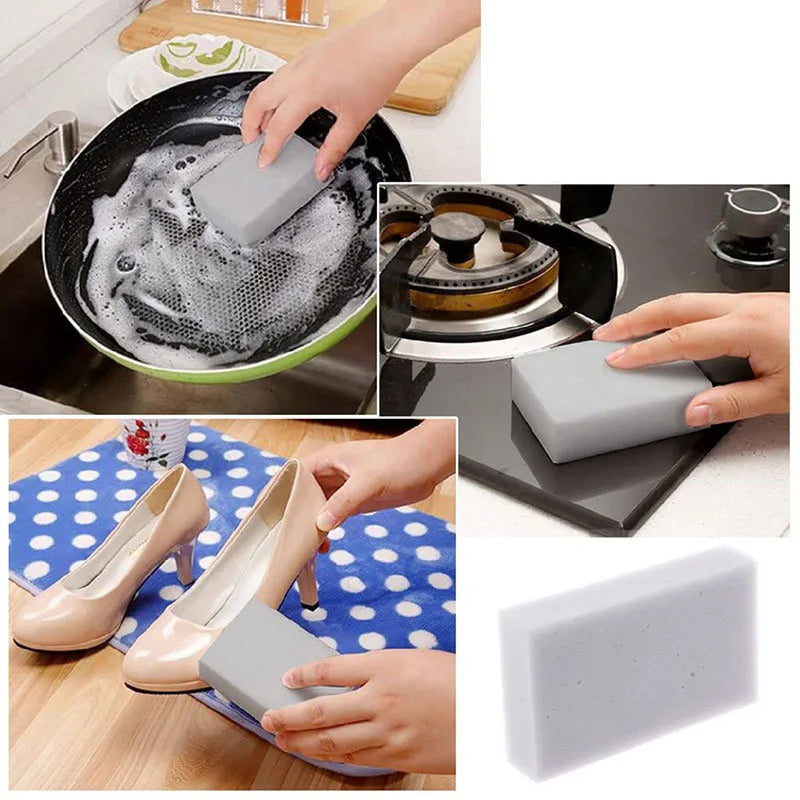 20/40/100 PCS Magic Compressed Sponge Eraser Cleaner Kitchen Accessory Tool Melamine Sponge Dish Washing Brush Cleaning