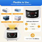 220V Folding Remote Control Dryer with Pattern for Drying Clothes 3 Gears Adjustment Dryer