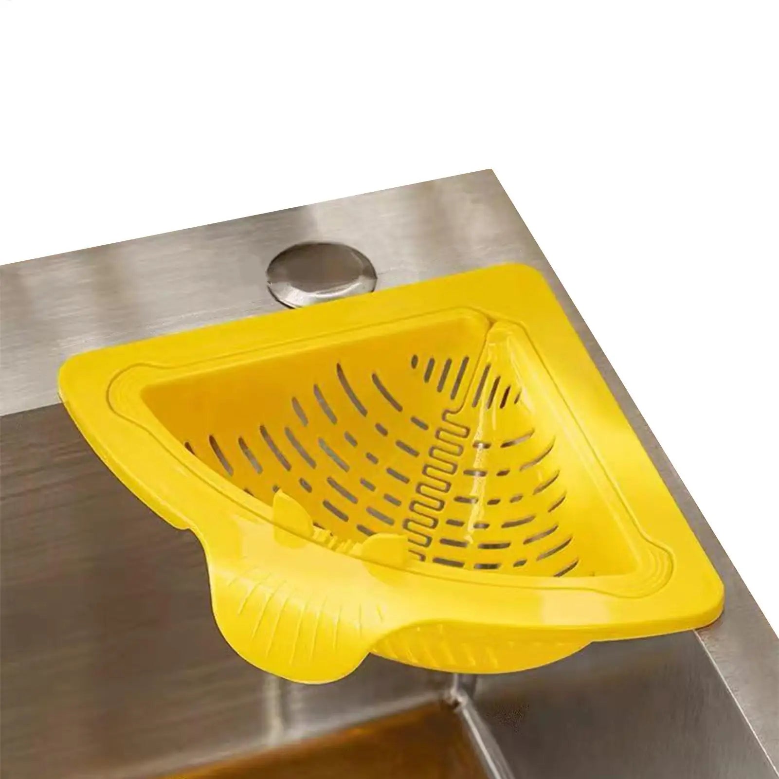 Storage Container Capacity Suction Cup Kitchen Sink Strainer Basket with Simple Installation Corner Sink Trash for Kitchen