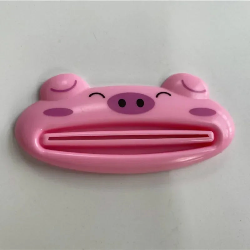 1pcs Cute Animal Multifunction Squeezer / Toothpaste Squeezer Home Commodity Bathroom Tube Cartoon Toothpaste Dispenser