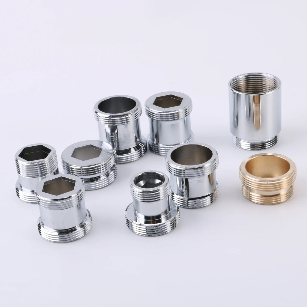 lengthened Kitchen Faucet Adapter 16 18 20 22 24mm To M22 Connector Kitchen Aerator Water Faucet  Bubbler Conversion Fittings