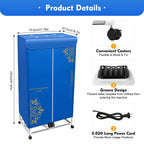 220V Folding Remote Control Dryer with Pattern for Drying Clothes 3 Gears Adjustment Dryer