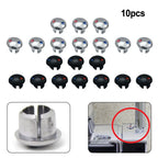 10PCS Faucet Handle Hot And Cold Water Sign Red And Blue Label Decoration Cover Kitchen Bathroom Mixer Tap Indicate For Holes