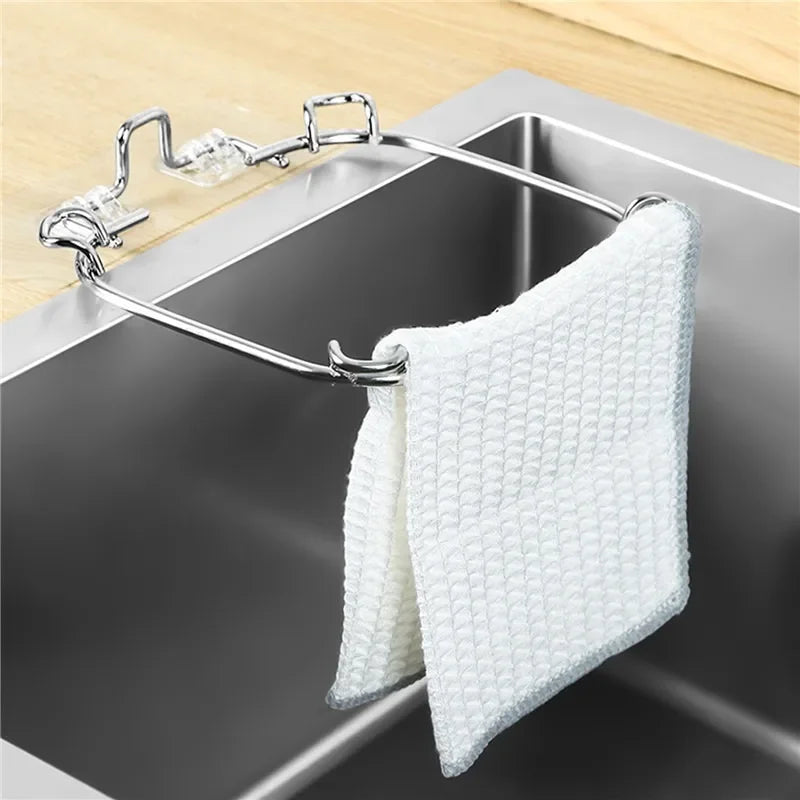 Hanging Net Filter Bag Multi-Purpose Triangle Drainage Rack Drain Basket Kitchen Sink Filter Leftovers Soup Food Drainer