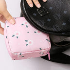 Portable Waterproof Sanitary Pad Holder Bag - Zippered Pouch for Tampons Pads, Menstrual Organizer for Women Girls Travel