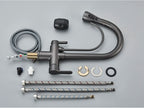 Black Purification Kitchen Faucets Pull Out Kitchen Water Filter Tap 3 Way Mixer Tap torneira para cozinha de parede Crane