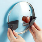 Pot Lid Holder Wall Mounted Hanging Holders for Pan Pot Cover Racks Cabinet Door Pan Lid Organizer Kitchen Storage Rack