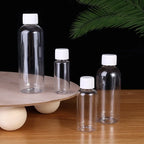 1/20PCS Refillable Bottle Empty Plastic Transparent Bottle with Screw Cap Portable Squeeze Sample Container 10/20/30/50/80/100ml