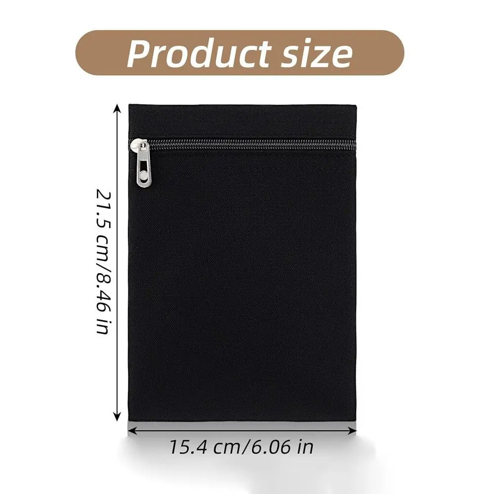 Polyester Sew-in Side Hidden Pocket with Zipper Inside Security Pocket for Clothing Coat Inside Pockets Travel Wallet Pouch
